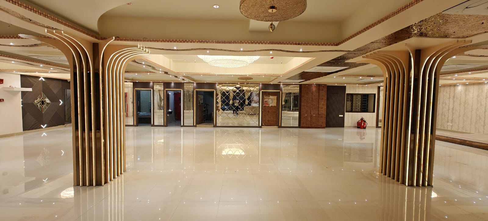Reception area ROYALLIA BANQUET luxurious venue Kolkata